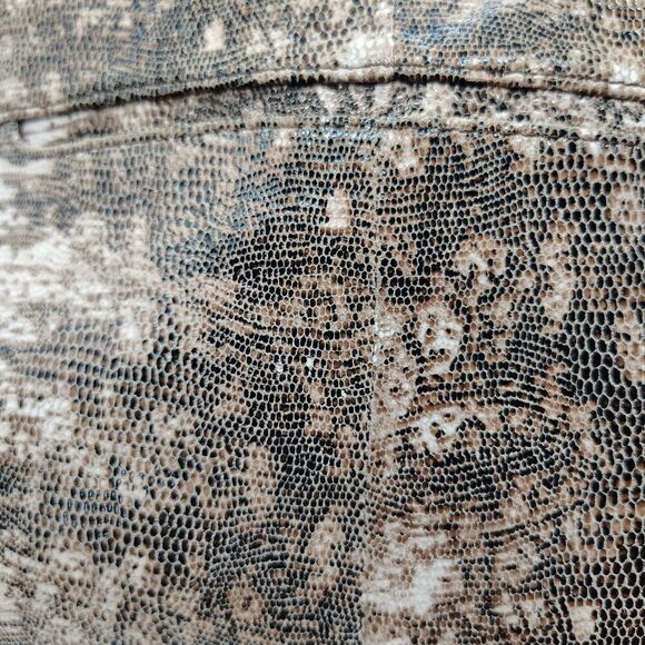 Hobo Exotic Snake Leather Crossbody Adjustable Boho Reptile Original Neutral - Picture 10 of 11